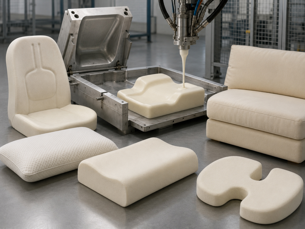 Memory Foam Pillows, Furniture and Molded Comfort Products